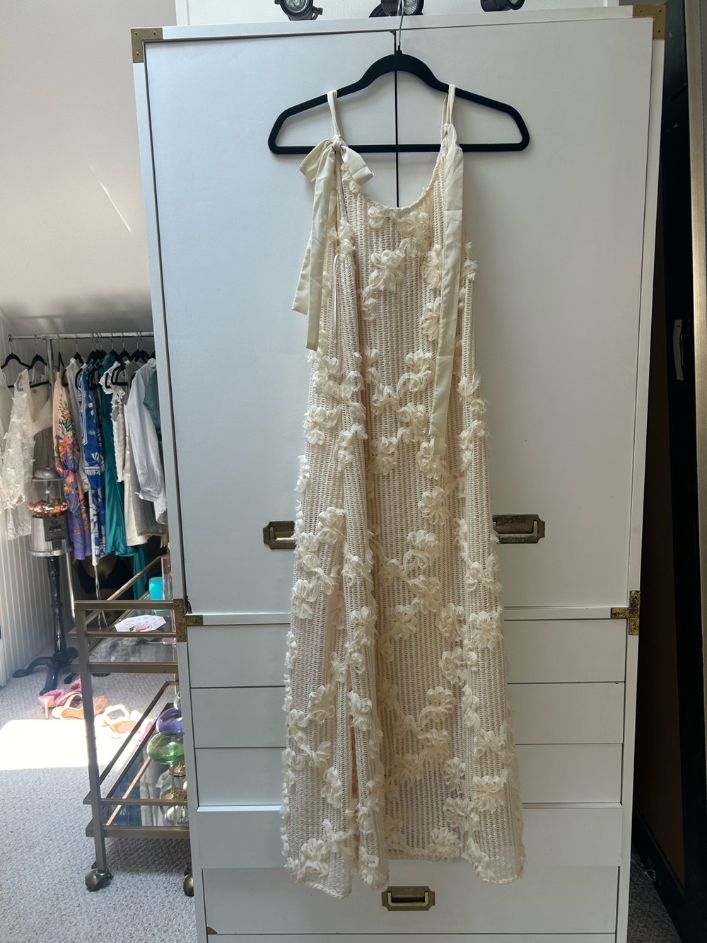 En Saison Floral Appliqué Maxi Dress - Picture 3 of 4